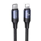 Кабель Usams US-SJ522 U71 Type-C to Lightning 20W PD Fast Charging 2m black
