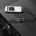 Аудіокабель UGREEN AV109 3.5mm Male to 2RCA Female Cable 25cm (Gray)(UGR-10547)