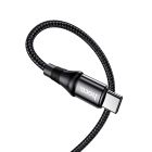 Кабель HOCO X50 Type-C to Type-C Exquisito 100W charging data cable(L=1M) Black