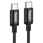 Кабель HOCO X91 Radiance 60W charging data cable for Type-C to Type-C(L=3M) Black