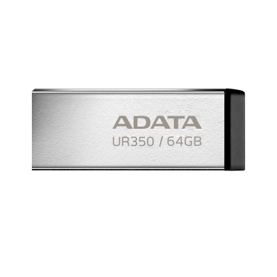Флеш-накопичувач ADATA USB 3.2 UR 350 64Gb Silver/Black