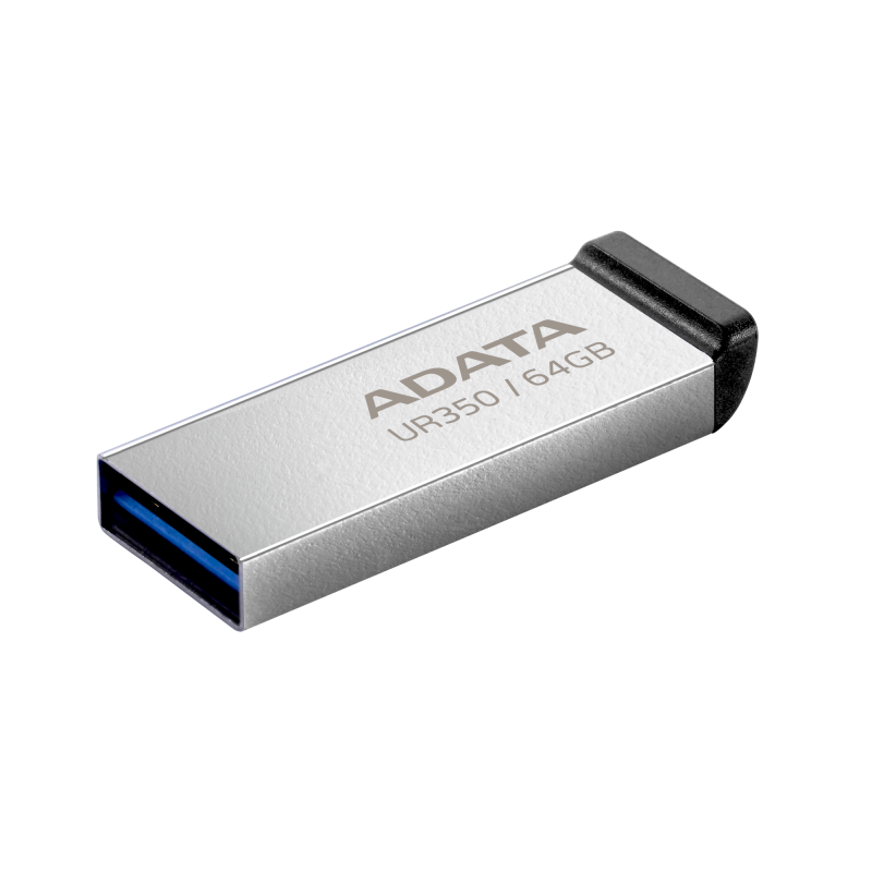 Флеш-накопичувач ADATA USB 3.2 UR 350 64Gb Silver/Black