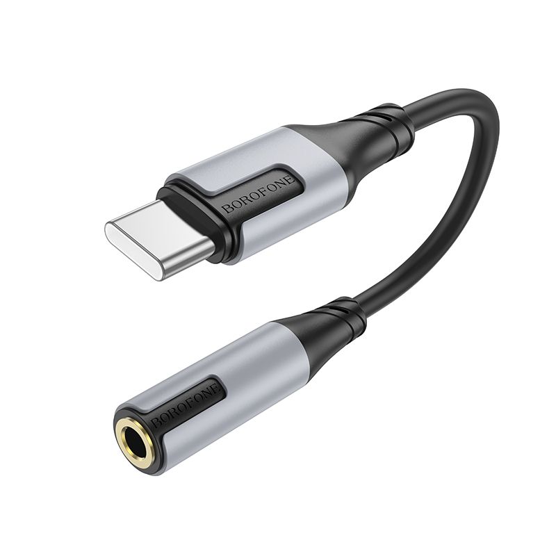 Перехідник BOROFONE BV19 Creator digital audio converter Type-C to 3.5mm Black