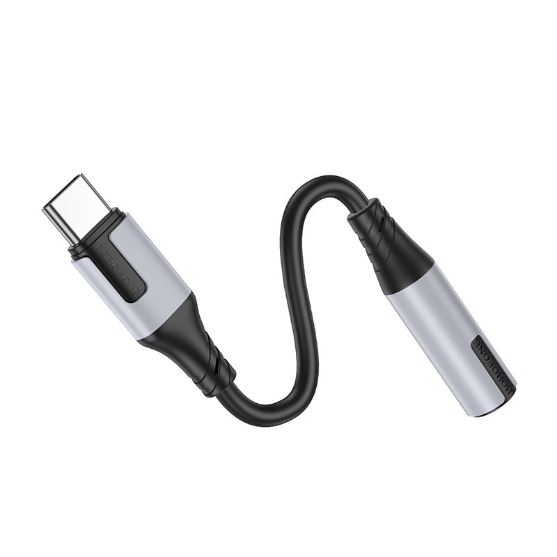 Перехідник BOROFONE BV19 Creator digital audio converter Type-C to 3.5mm Black