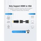 Перехідник Vention HDMI to VGA Converter 1080P with 3.5MM Audio (AIDB0)