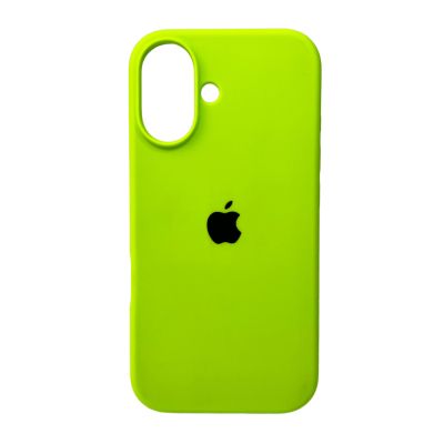 Чохол для смартфона Silicone Full Case AA Open Cam for Apple iPhone 16 24,Shiny Green
