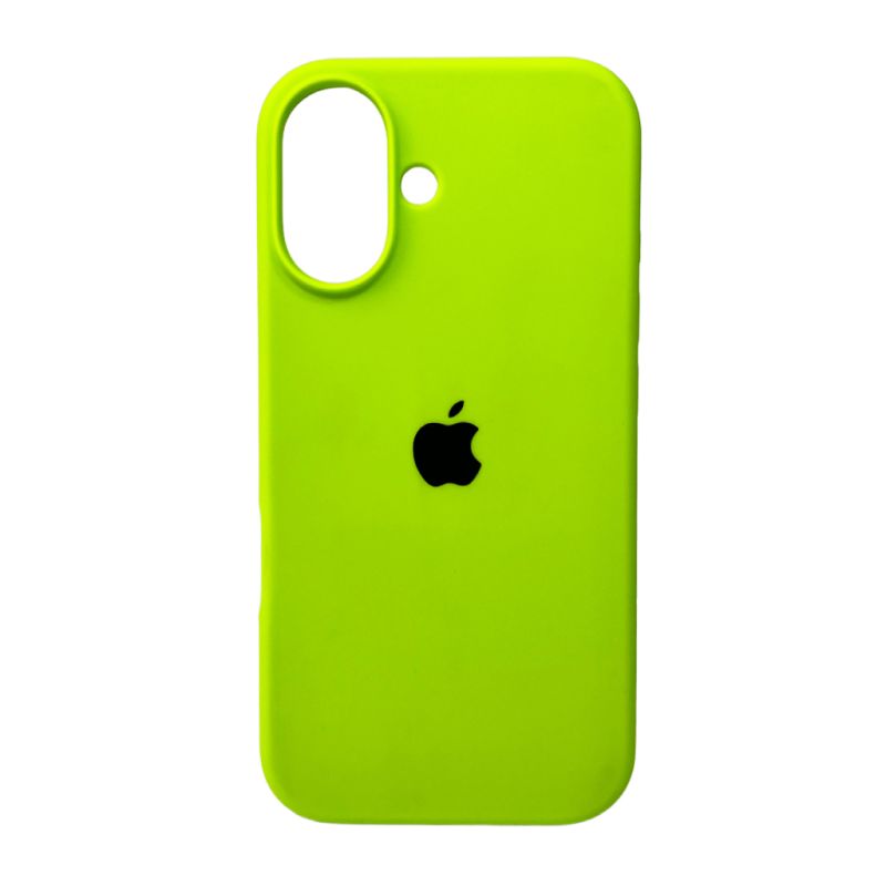 Чохол для смартфона Silicone Full Case AA Open Cam for Apple iPhone 16 24,Shiny Green