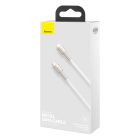 Кабель Baseus Cafule Series Metal Data Cable Type-C to iP PD 20W 2m White