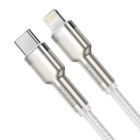 Кабель Baseus Cafule Series Metal Data Cable Type-C to iP PD 20W 2m White