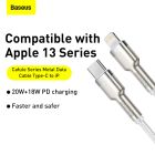 Кабель Baseus Cafule Series Metal Data Cable Type-C to iP PD 20W 2m White