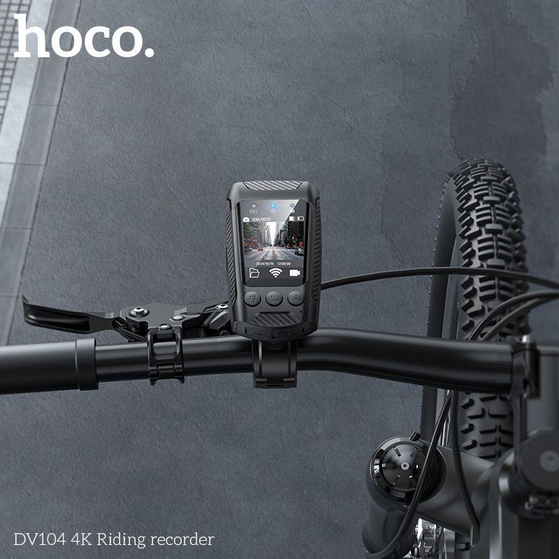 Відеореєстратор HOCO DV104 4K Riding recorder Black