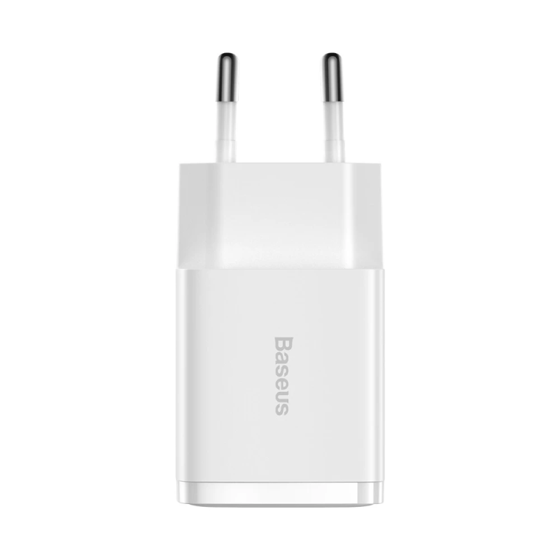 Мережевий зарядний пристрій Baseus Compact Charger 2U 10.5W EU White