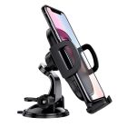 Автотримач для телефона BOROFONE BH37 Route push type suction cup car holder Black