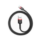 Кабель Baseus Cafule Cable USB For Type-C 3A 0.5m Red+Black