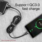 Кабель Baseus Cafule Cable USB For Type-C 3A 1m Gray+Black