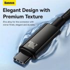 Кабель Baseus Tungsten Gold Fast Charging Data Cable Type-C to Type-C 240W 1m Black