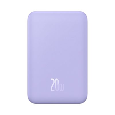Зовнішній акумулятор Baseus Magnetic Mini Wireless Fast Charge Power Bank 20000mAh 20W Purple