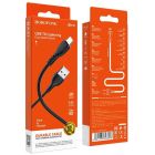 Кабель BOROFONE BX51 USB to iP 2.4A,1m, PVC, PVC connectors, Black