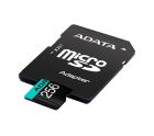Карта пам'яті microSDXC (UHS-1 U3) A-DATA Premier Pro 256Gb Class 10 V30S A2 (R-100Mb/s W85Mb/s) (adapter SD)