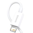 Кабель Baseus Superior Series Fast Charging Data Cable USB to iP 2.4A 1.5m White