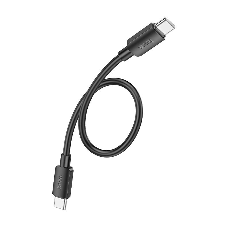 Кабель HOCO X96 Hyper 60W fast charging data cable Type-C to Type-C (L=0.25M) Black