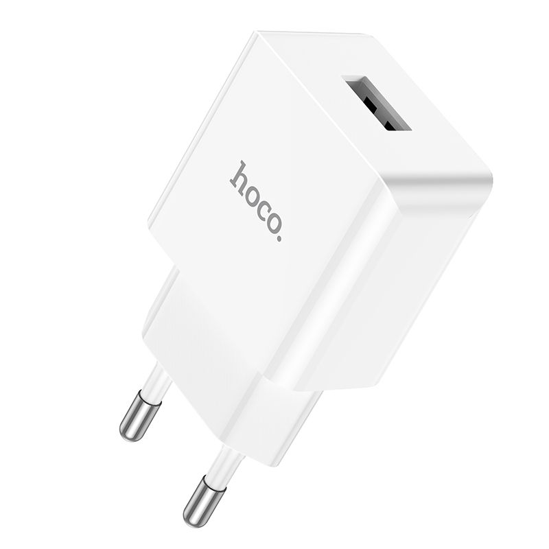 Мережевий зарядний пристрій HOCO C106A Leisure single port charger 10,5W White