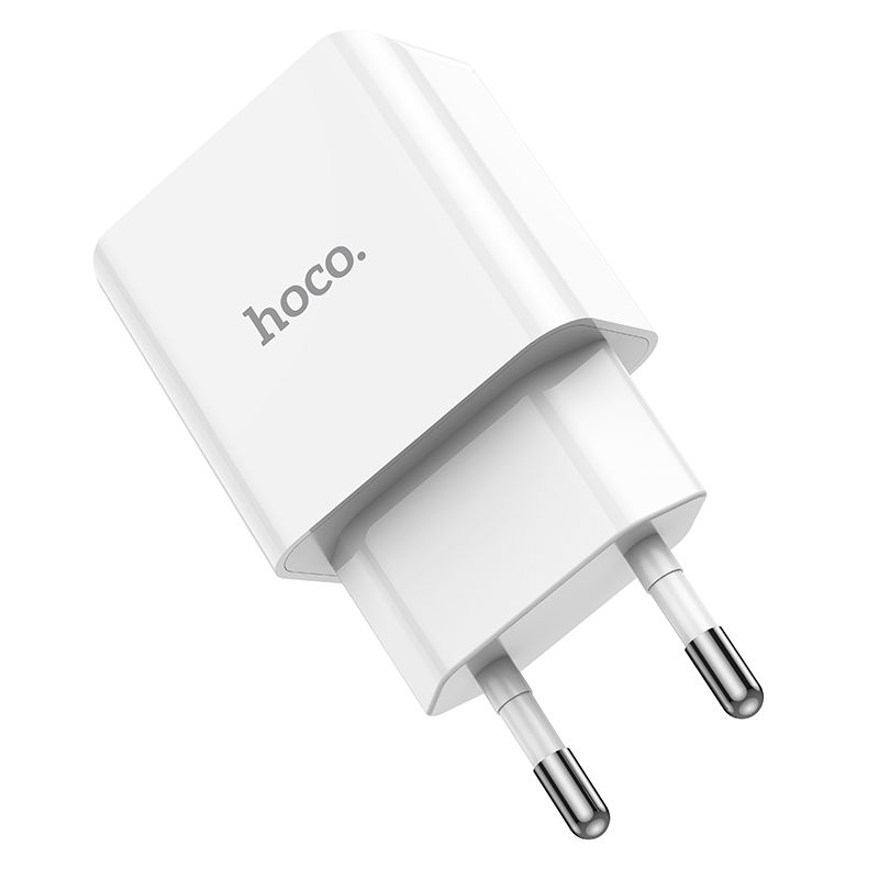 Мережевий зарядний пристрій HOCO C106A Leisure single port charger 10,5W White