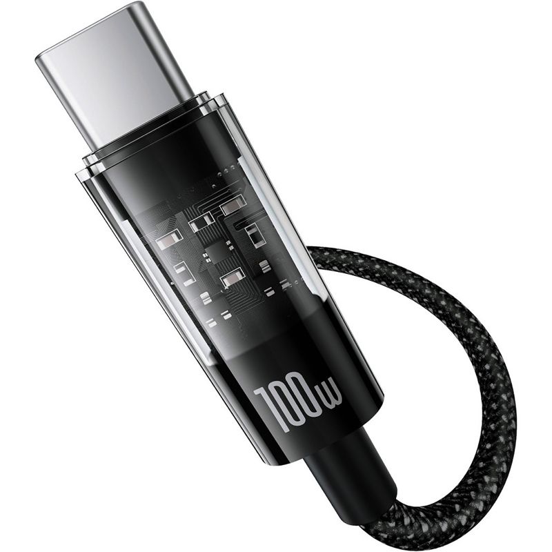 Кабель Baseus Gem Fast-Charging Data Cable USB to USB-C 100W 2m Cluster Black