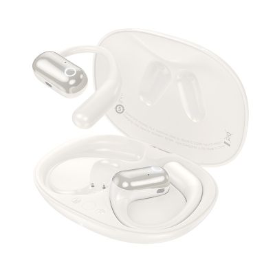 Бездротові навушники HOCO EA6 Melody open true wireless BT headset Milky White