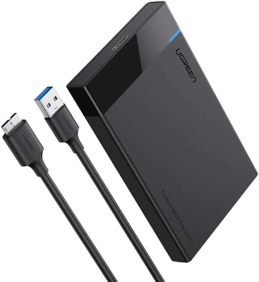 Зовнішня кишеня для накопичувача UGREEN US221 2.5 Inch Hard Drive Box (UGR-30848)