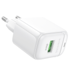 Мережевий зарядний пристрій BOROFONE BAS42A Potential single-port QC3.0 charger(EU) White
