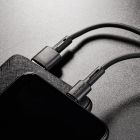 Кабель BOROFONE BX31 USB to iP 2.4A, 1m, silicone, TPE connectors, Black