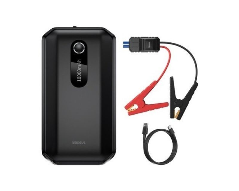 Автомобільний пуско-зарядний пристрій Baseus Super Energy Air Car Jump Starter（10000mAh) Black