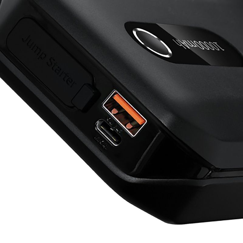 Автомобільний пуско-зарядний пристрій Baseus Super Energy Air Car Jump Starter（10000mAh) Black