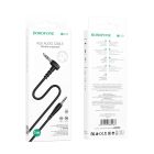 Аудіокабель BOROFONE BL10 AUX audio cable 1m Black