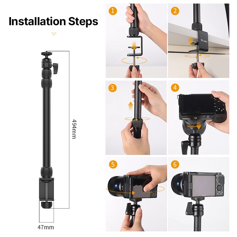 Штатив-тримач Ulanzi Vijim Camera Desk Mount (UV-2731 LS10)