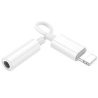 Кабель-перехiдник BOROFONE BV21 Genuine iP to 3.5 digital audio converter White