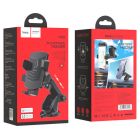Автотримач для телефона HOCO CA83 David one-button center console car holder Black