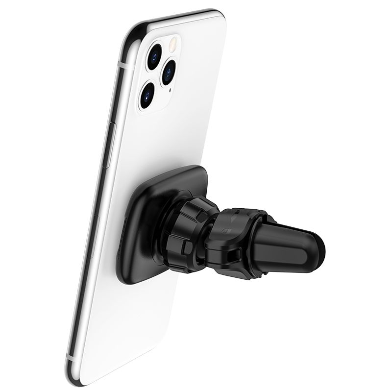 Автотримач для телефона HOCO CA65 Sagittarius series air outlet magnetic car holder Black