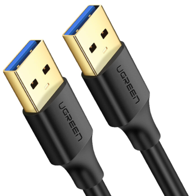 Кабель UGREEN USB-A 3.0 Male to Male Cable 1m (Black)