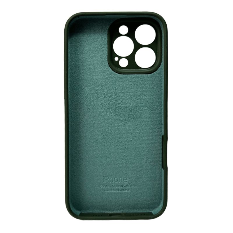 Чохол для смартфона Silicone Full Case AA Camera Protect for Apple iPhone 16 Pro 40,Atrovirens