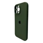 Чохол для смартфона Silicone Full Case AA Camera Protect for Apple iPhone 16 Pro 40,Atrovirens