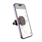 Автотримач для телефона BOROFONE BH124 Roman magnetic car holder (air outlet) Black and Red