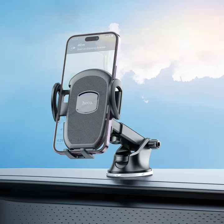 Автотримач для телефона HOCO H9 General car holder(center console) Black
