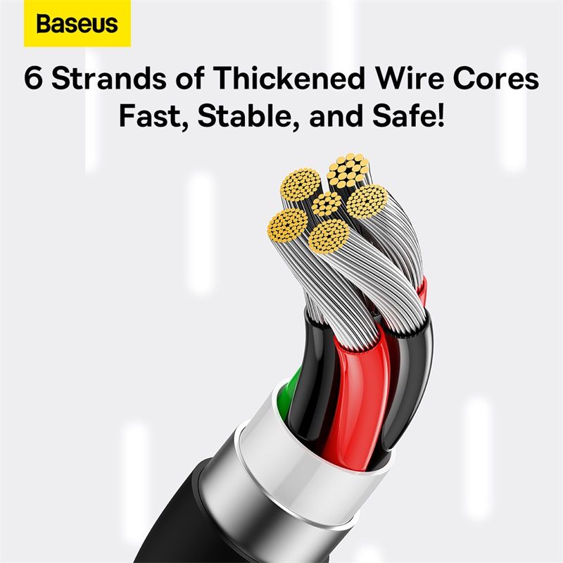 Кабель Baseus Superior Series Fast Charging Data Cable USB to Type-C 100W 1m Cluster Black
