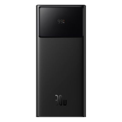 Зовнішній акумулятор Baseus Star-Lord Digital Display Fast Charging Power Bank 20000mAh 30W Cluster Black（With Simple Series Charging Cable USB to Typ