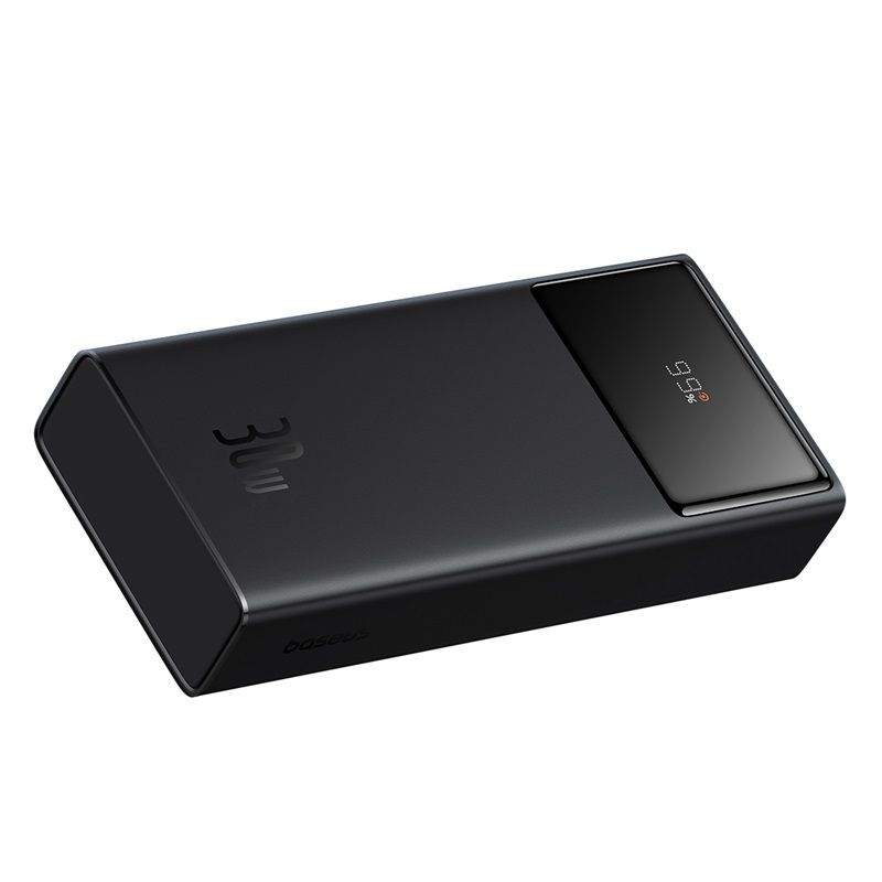 Зовнішній акумулятор Baseus Star-Lord Digital Display Fast Charging Power Bank 20000mAh 30W Cluster Black（With Simple Series Charging Cable USB to Typ