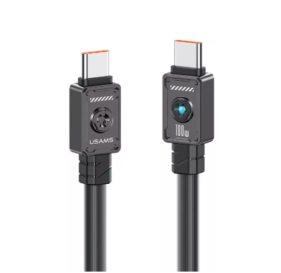 Кабель Usams US-SJ684 Type-C TO Type-C 100W 1.2m black