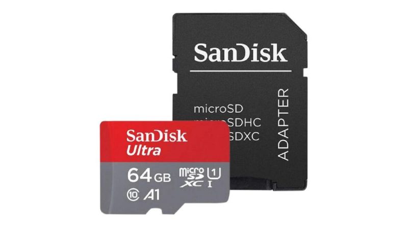 Карта пам'яті microSDXC (UHS-1) SanDisk Ultra 64Gb class 10 A1 (140Mb/s) (adapter SD) Imaging Packaging