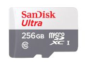 Карта пам'яті microSDXC (UHS-1) SanDisk Ultra 256Gb class 10 A1 (100Mb/s)